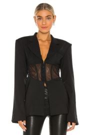 Danielle Guizio Corset Blazer at Revolve