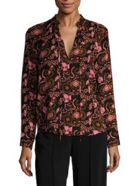 Danielle Silk Printed Blouse by A L C  at Gilt at Gilt