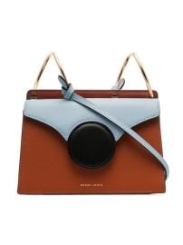 Danse Lente Brown And Blue Phoebe Mini Leather Crossbody Bag - Farfetch at Farfetch