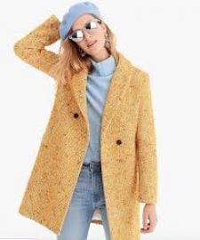 Daphne Coat in Italian Tweed at J. Crew