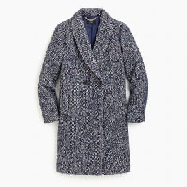 Daphne topcoat in Italian tweed at J. Crew