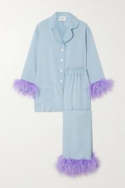 Darcie Blue Pajamas by Nadine Merabi at Net A Porter