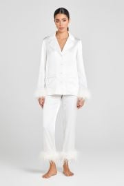Darcie White Pajamas at Nadine Merabi
