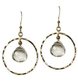 Darcy Quartz Earrings at Brooklyn Designs