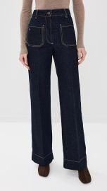 Dark Indigo Rinse by Victoria Beckham Alina Jeans at Shopbop