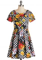 Darling Decoupage Dress at ModCloth