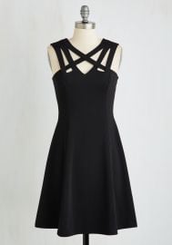 Darling of the Dance-a-thon Dress in Black at ModCloth