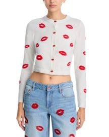 Daroda Lip Cardigan Sweater at Bloomingdales