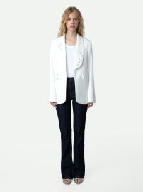 Date Diamant Blazer blazer white women ZadigampVoltaire at Zadig & Voltaire