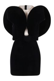 David Koma Circular Sleeve Mini Dress at Cettire