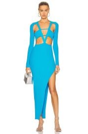 David Koma For FWRD Deep V Maxi Dress at FWRD