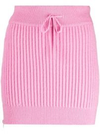 David Koma Ribbed Wool Knit Skirt - Farfetch at Farfetch