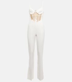 David Koma Sequined cutout cady jumpsuit at Mytheresa