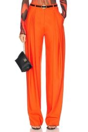 David Koma Tapered Trouser in Orange FWRD at FWRD