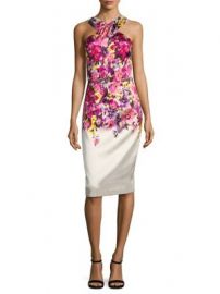 David Meister - Mikado Print Dress at Saks Fifth Avenue