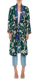 Dawnridge Floral Twill Robe by Warm at Barneys