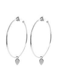 Dawson Silver Hoop Earrings As Seen On Riverdale - at Brooklyn Designs