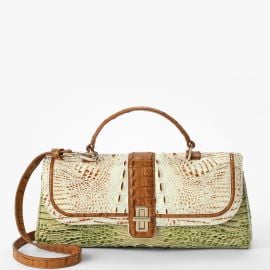 Dayan Leather Satchel Fern Williamette BRAHMIN at Brahmin