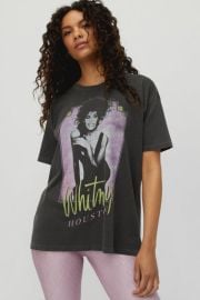 Daydreamer - Whitney Houston Moment of Truth Merch Tee - Pigment Black at Jessie