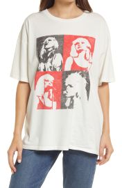 Daydreamer Blondie Oversize Graphic Tee in Vintage White  at Nordstrom