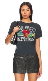 Daydreamer Tom Petty Summer Tour 13 Tour Tee In Vintage Black at Revolve