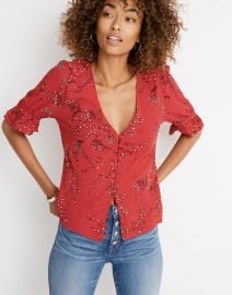 Daylight Top in Windswept Floral at Madewell