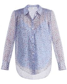 Dazed Floral Shirt at Veronica Beard