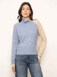 Deacon Split Neck Sweater CentralParkWest at Central Park West