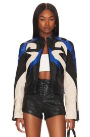 Deadwood X Revolve Enduro Jacket In Black White Blue at Revolve