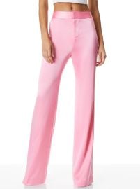 Deanna High Waisted Bootcut Pant In Primrose Alice And Olivia at Alice + Olivia