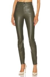 Debbie Faux Leather High Rise at Revolve
