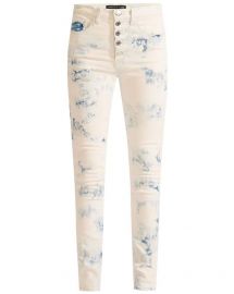 Debbie High Rise Tie Dye Jeans at Veronica Beard