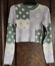 Debut Cropped Long Sleeve Sweater Size XSmall eBay at eBay