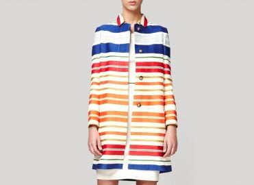 Deckchair Stripe Coat by Stella McCartney at Stella McCartney