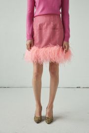 Decorum Feather Skirt at Rachel Comey