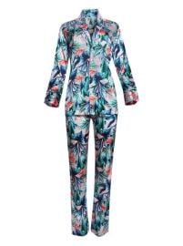 Dee Ocleppo Floral Print Silk Pyjama Set at Farfetch