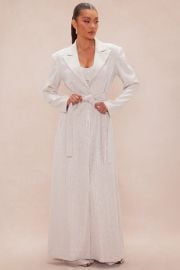 Deena Embellished Trench Coat Fashion Nova at Fashion Nova