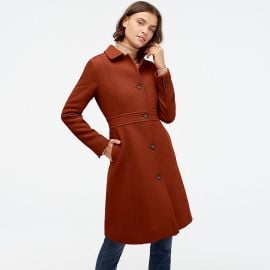 Deep Redwood Classic Lady Coat at J. Crew