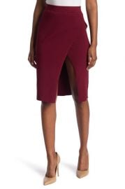 Deep Rib Wrap Skirt with Slit by Jonathan Simkhai at Nordstrom Rack