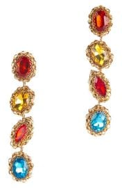 Deepa Gurnani Ezme Crystal Drop Earrings at Nordstrom