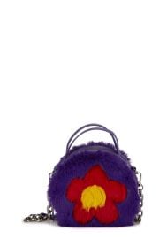 Delia39s Floral Faux Fur Bag - Purple Dolls Kill at Dolls Kill