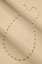 Delicate Bead Necklace3 at Anthropologie