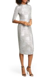 Delora Metallic Midi Sheath Dress at Nordstrom