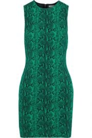 Delora snake-print stretch-jersey mini dress at The Outnet