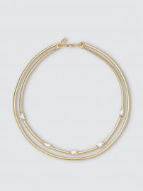 Delphine Layered Snake Chain Necklace by Bonheur Jewelry at Verishop