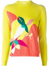 Delpozo Intarsia Print Sweater - at Farfetch