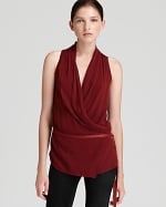 Delta wrap top by Helmut Lang at Bloomingdales