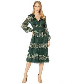 Delyla Meadowsweet Long Sleeve Midi Dress at Zappos