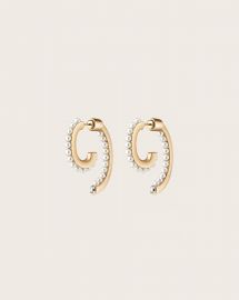 Demarson Pearl Luna Earrings at Veronica Beard