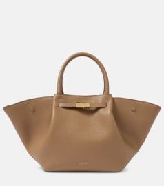 Demellier New York Midi leather tote bag at Mytheresa